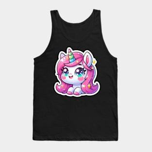 Kawaii Unicorn Tank Top